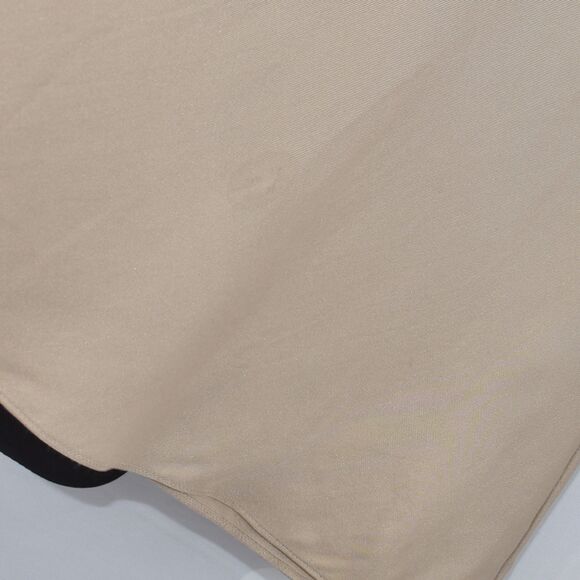 Vince Cowl Neck Cap Sleeve Blouse Short Sleeve Silk Blend Top Oat Tan Size Small - Picture 9 of 10